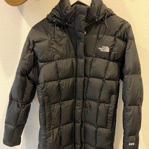 The North Face Goose Down 600 Puffer Long Jacket with Hood